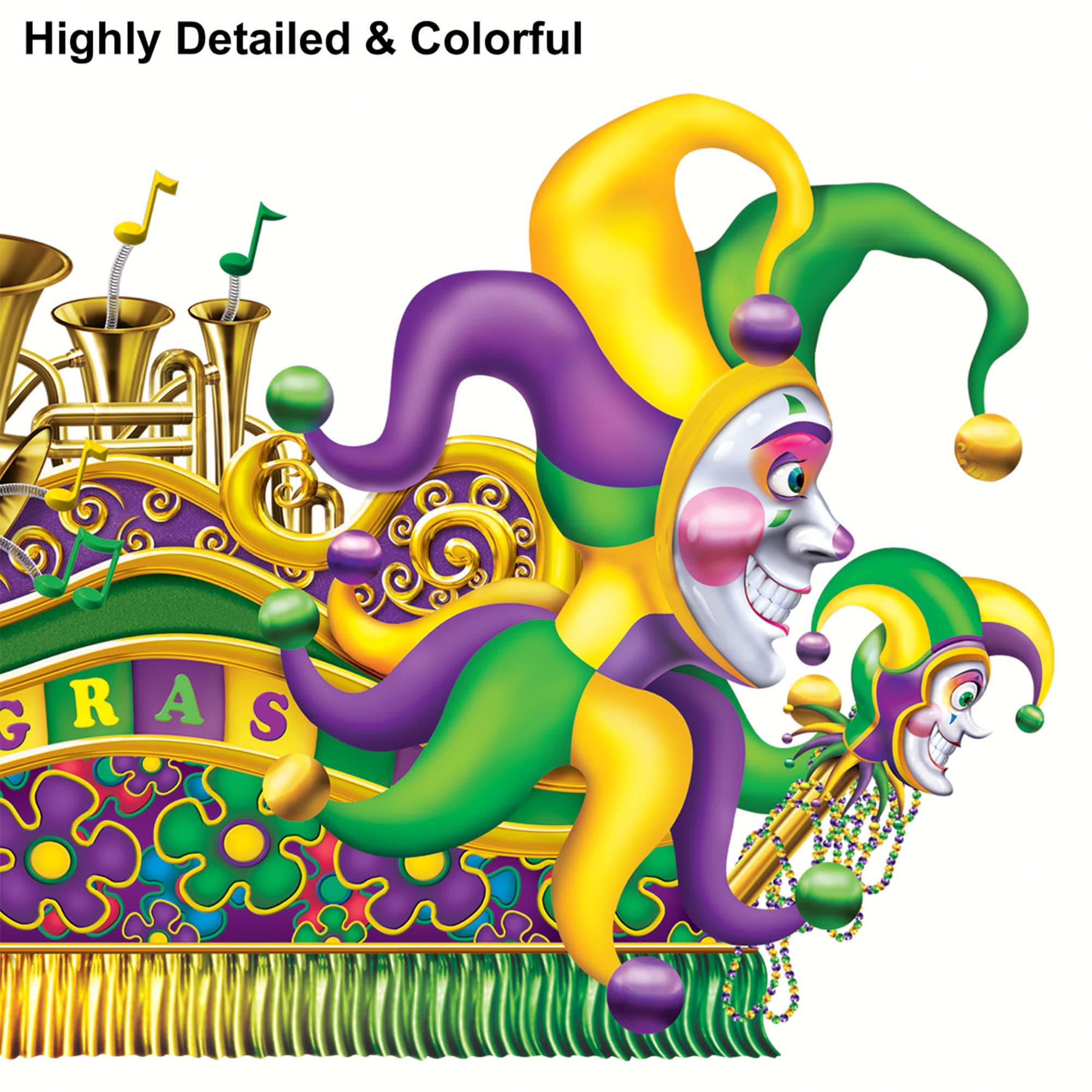 Beistle Mardi Gras Float Props Set